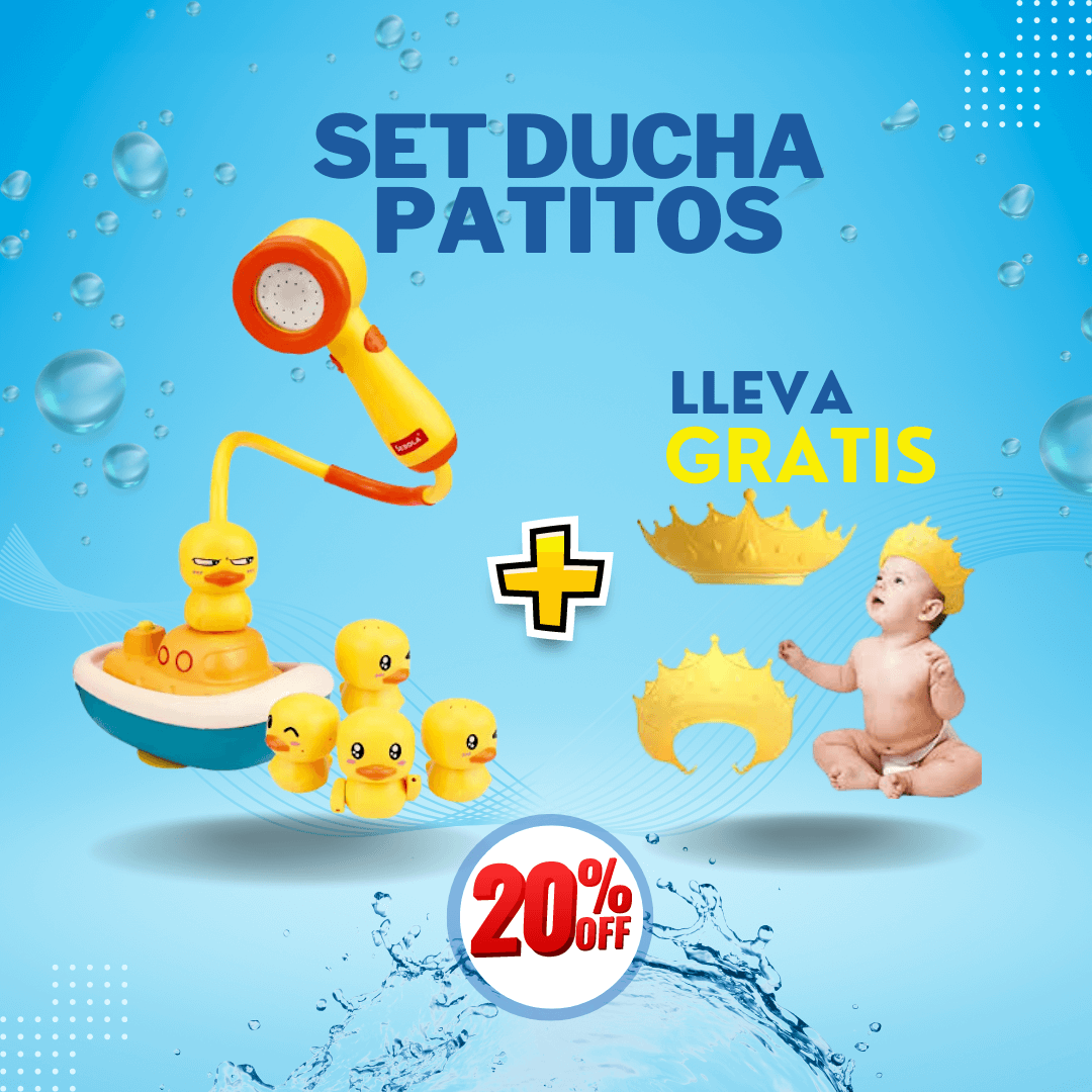 Set Ducha Patitos