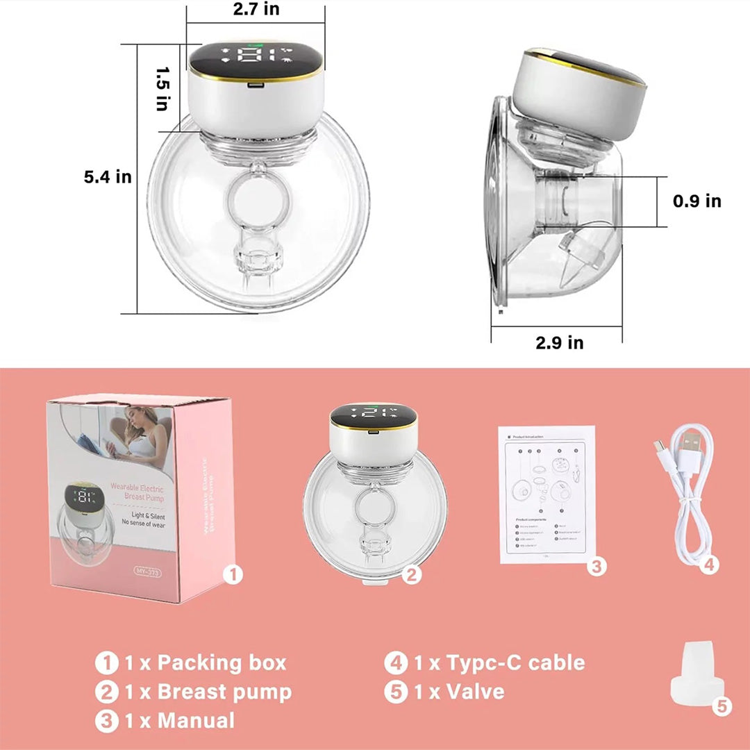 Extractor De Leche Materna Eléctrico Inalámbrico Portátil