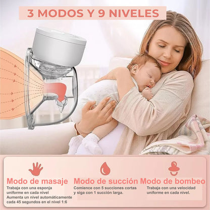Extractor De Leche Materna Eléctrico Inalámbrico Portátil