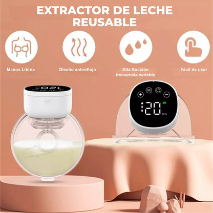 Extractor De Leche Materna Eléctrico Inalámbrico Portátil